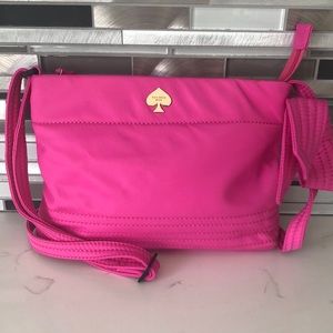 Hot pink crossbody Kate Spade purse